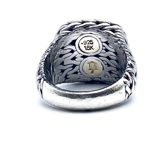 John Hardy Classic Chain Diamond Ring, 16mm - Picture 5 of 11